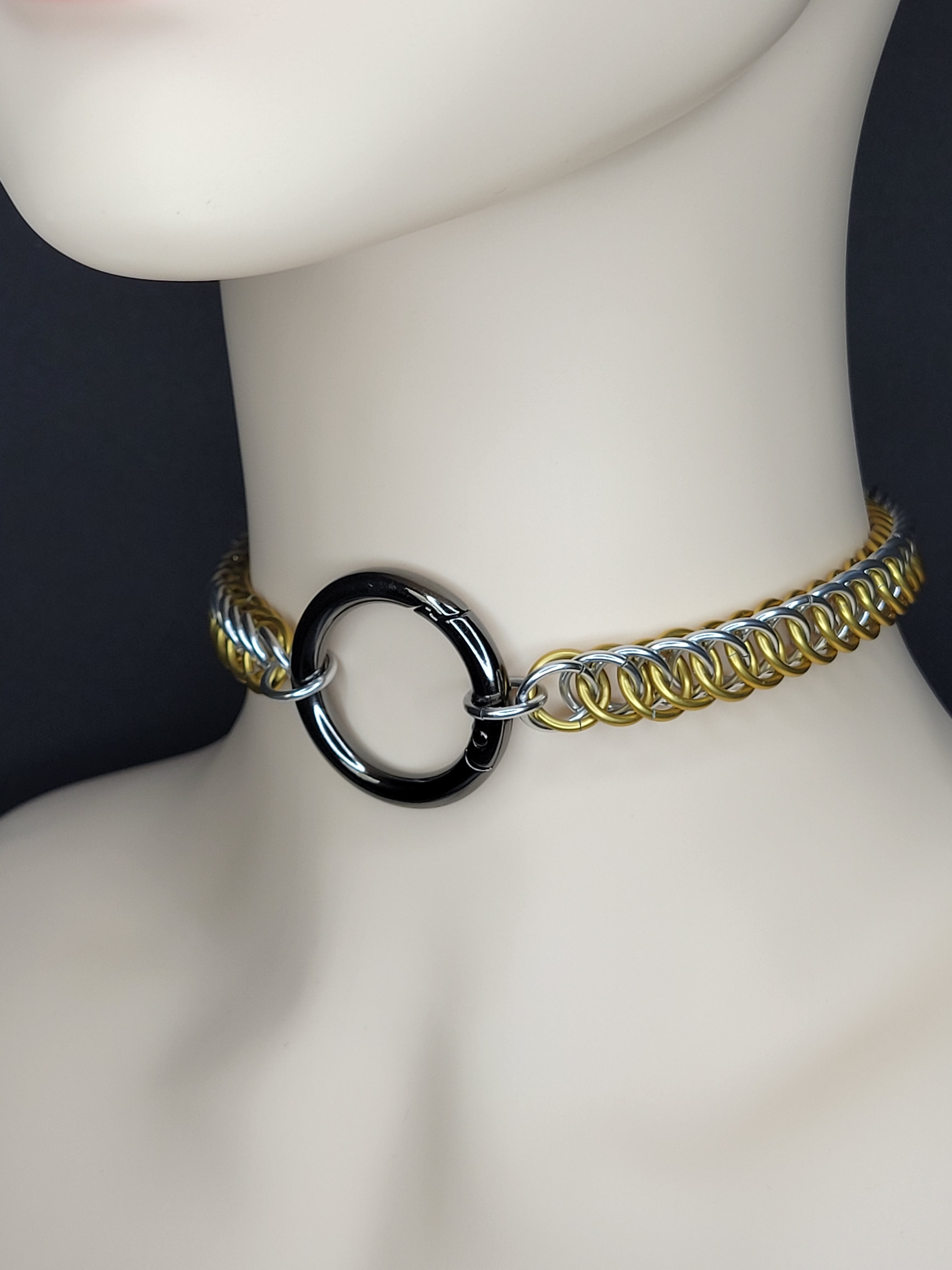 Half Persian Chain Choker – Links&Kinks Chainmail